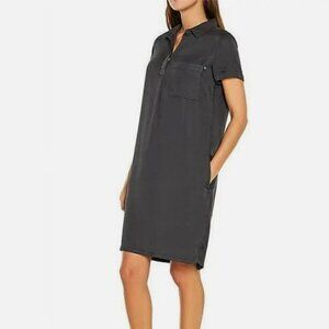 GAP Women's M Tencel Dress Shadow Gray Pockets‎ NWT
